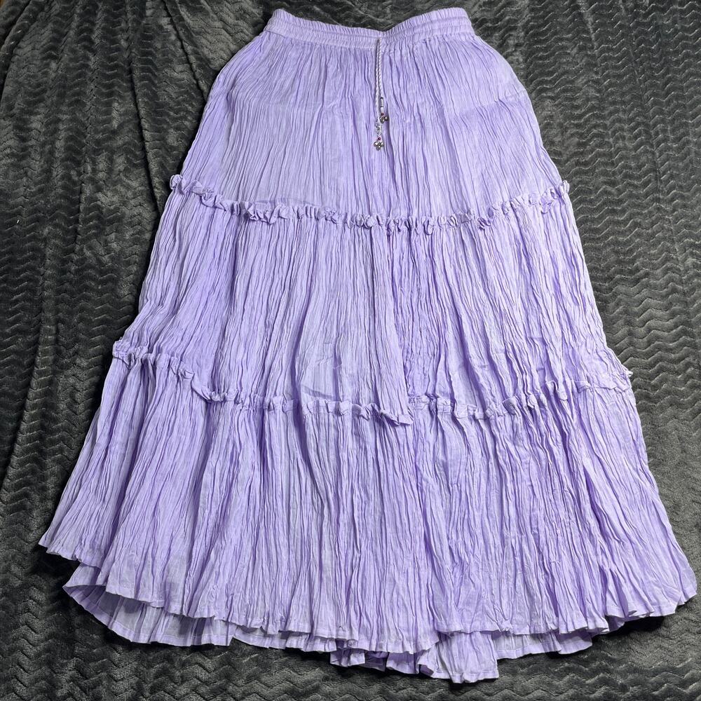 The magicarf co Crepe Very Flared lilac Skirt